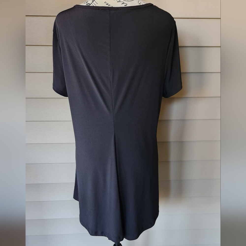 Grace Elements Black Tunic Top XL - Picture 4 of 14